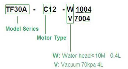 diaphragm liquid pump TF30A-C