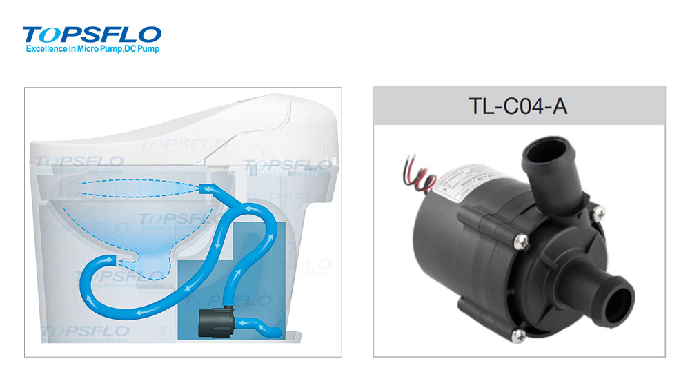 TOPSFLO intelligent toilet booster pump TL-C04