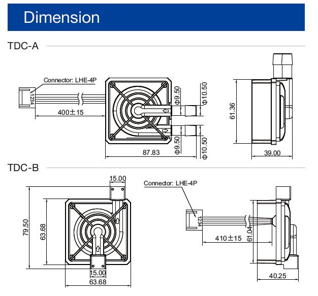 High Density Server cooling pump