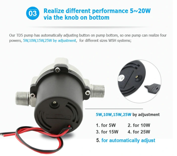 EL SID Solar DC Pump and Laing D5 Solar Pump