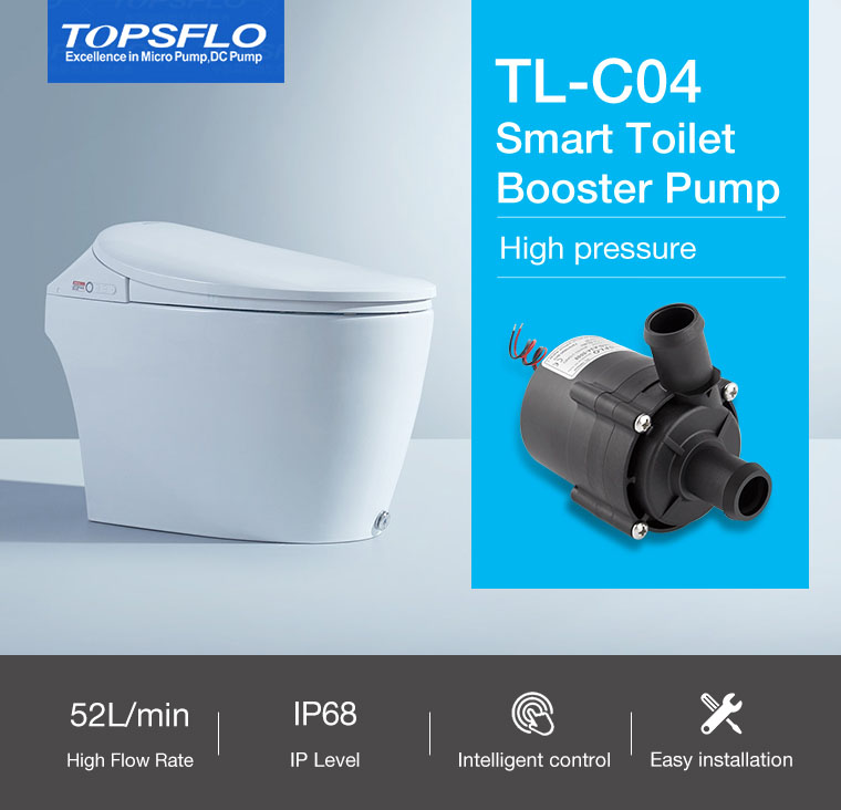 TL-C04 High Pressure Smart Toilet Booster Pump