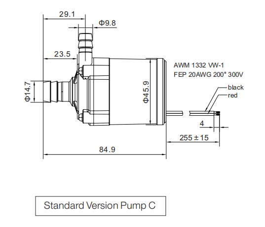 12V 24V Mini Brushless DC Centrifugal Pump