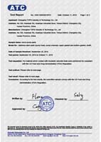 TOPSFLO FDA Certificate