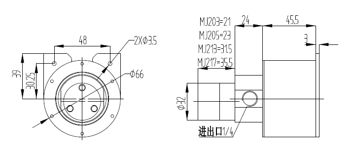 magnetic drive gear pump