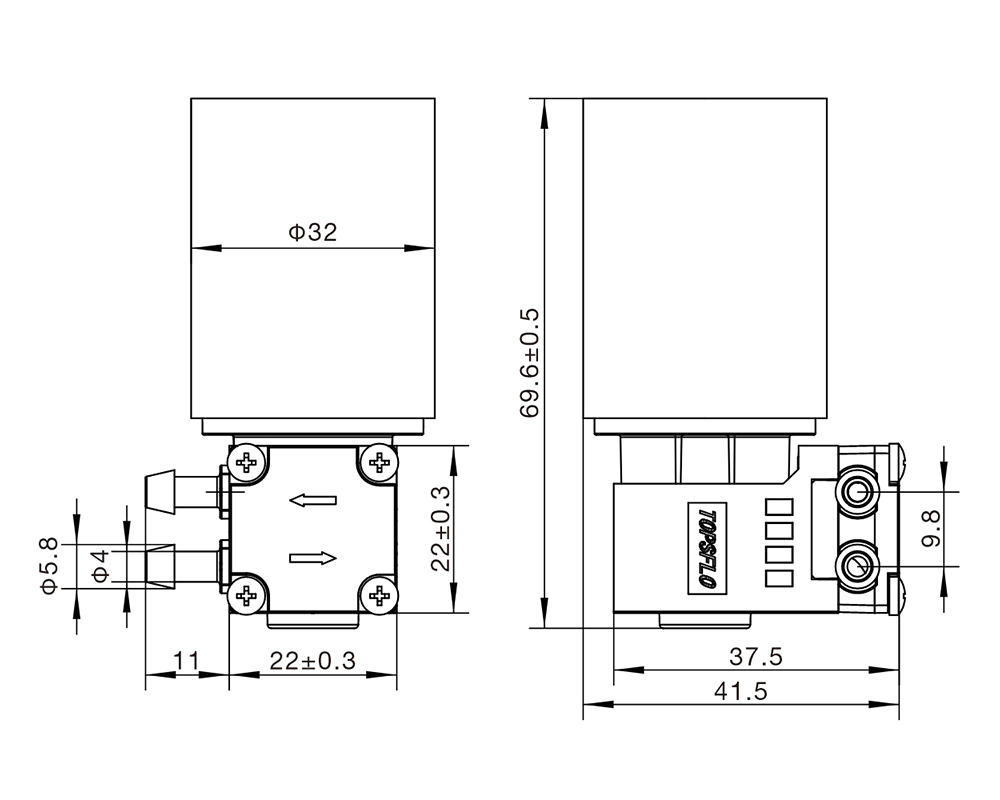 Diaphragm Liquid Pumps TF22