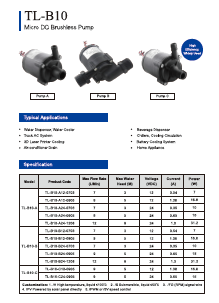 0710B10 Micro Brushless DC Centrifugal Pump