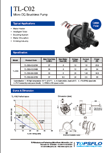 TOPSFLO TL-C02 Brushless DC Water Pump