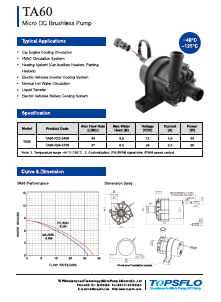 TA60 Electric Auto Circulation Pump