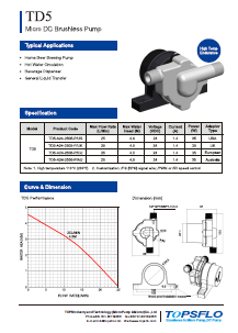 TD5- Home Brewing Beer Brushless DC Pump