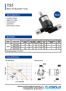 TS5PV  Solar DC Pump Hot Water Circulation Pump