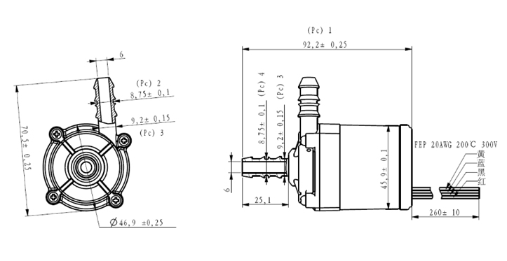 Battery Coolant pump